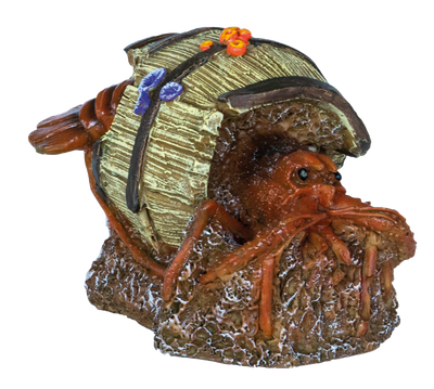 Superfish Deco Barrel Prawn - Milieuvriendelijk & Handgeschilderd Aquarium Decor
