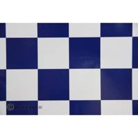 Oracover 491-010-052-002 Strijkfolie Fun 5 (l x b) 2 m x 60 cm Wit, Donkerblauw