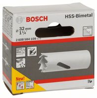 Bosch Accessoires Gatzaag HSS-bimetaal voor standaardadapter 32 mm, 1 1/4" 1st - 2608584109 - thumbnail