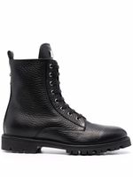 Philipp Plein bottines en cuir à étoiles cloutées - Noir - thumbnail