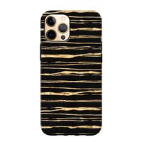 Gouden strepen: iPhone 12 Pro Max Tough Case