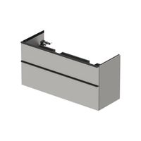 Badmeubel Duravit D-Neo Wand 128x46.2x62.5 cm Mat Betongrijs Duravit