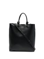 Jil Sander sac cabas médium en cuir - Noir