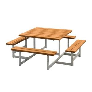 Picknicktafel Vierkant Blokhus Teak
