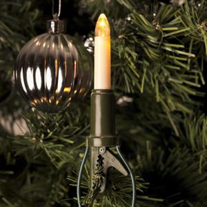 Konstsmide 1068-020 Kerstboomverlichting Binnen werkt op het lichtnet Aantal lampen 10 LED Warmwit Verlichte lengte: 6.75 m