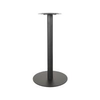 LABEL51 Bartafel Tafelpoot Enkel - Zwart - Metaal - Enkel Rond 92 cm