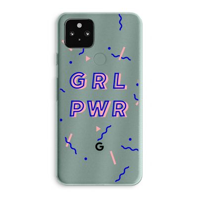 GRL PWR: Google Pixel 5a 5G Transparant Hoesje