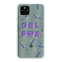 GRL PWR: Google Pixel 5a 5G Transparant Hoesje