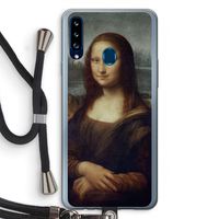 Mona Lisa: Samsung Galaxy A20s Transparant Hoesje met koord
