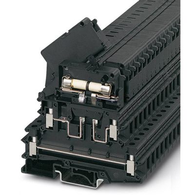 Phoenix Contact 3049000 Zekering-serieklem 8.2 mm Schroeven Zwart 50 stuk(s) Package