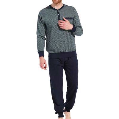 Pastunette pyjama met knoopjes blauw