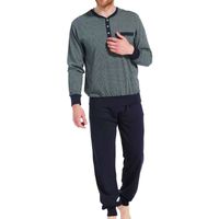 Pastunette pyjama met knoopjes blauw