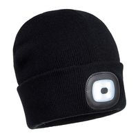 Portwest B028 Rechargeable Twin LED Beanie - thumbnail