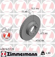 Remschijf Coat Z 430145720