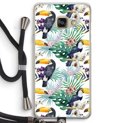 Tukans: Samsung Galaxy A3 (2016) Transparant Hoesje met koord