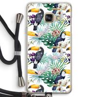 Tukans: Samsung Galaxy A3 (2016) Transparant Hoesje met koord