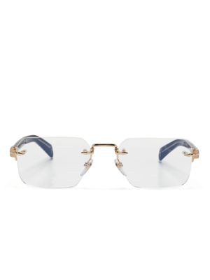 Eyewear by David Beckham lunettes de vue à monture rectangulaire - Noir