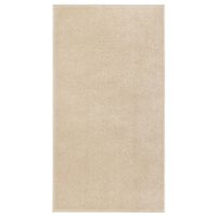 Vloerkleed kortpolig 80x150 cm beige - thumbnail