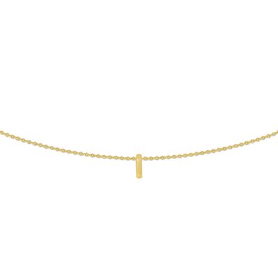 Ketting Geelgoud Letter 'I' 41-43-45 cm