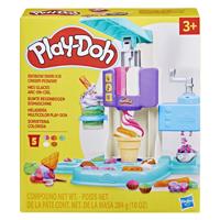 Play-Doh regenboog softijs speelset - 5 kleipotjes