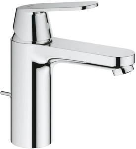 Grohe Eurosmart Cosmopolitan wastafelkraan met waste Chroom