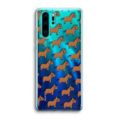 Pony: Huawei P30 Pro Transparant Hoesje
