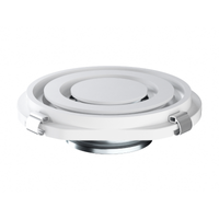 Circle - Instucbaar Frameloos Ventiel - 2 Cirkels - Ø160mm - Toevoer & Afvoer