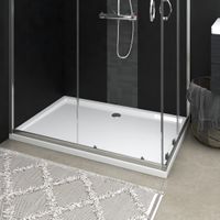 VidaXL Douchebak rechthoekig 80x120 cm abs wit