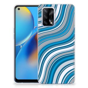 OPPO A74 4G TPU bumper Waves Blue