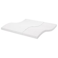 Schuimmatras 7 zones hardheid 20 ILD 200x200 cm wit