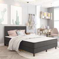 Boxspringframe stof grijs 180x200 cm