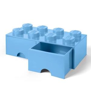 LEGO® Brick 8 Opbergbox Met Lade - Lichtblauw