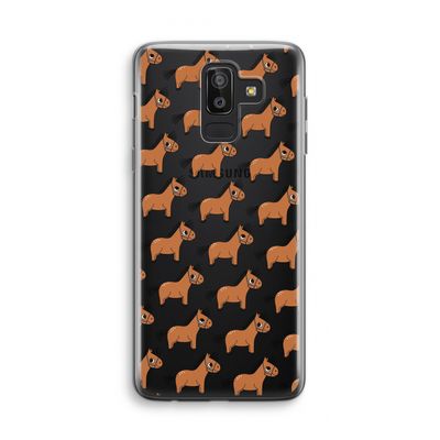 Pony: Samsung Galaxy J8 (2018) Transparant Hoesje