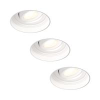 3x Lugo LED inbouwspots Trimless - Wit - Dimbaar - 5 Watt 450 Lumen - 2700K Warm Wit Licht - Kantelbaar - IP65 - Voor Binnen & Buiten 3x Lugo LED inbouwspots Trimless - Wit - Dimbaar - 5 Watt 450 Lumen - 2700K Warm Wit Licht - Kantelbaar - IP65 - Voor Binnen & Buiten