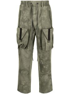 Mostly Heard Rarely Seen pantalon cargo Zipoff - Vert