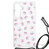 Doorzichtige Silicone Hoesje voor Samsung Galaxy S24 Plus Unicorns Doorzichtige Silicone Hoesje voor Samsung Galaxy S24 Plus Unicorns
