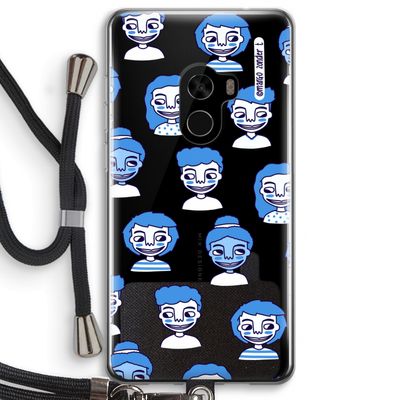 Gezichtjes: Xiaomi Mi Mix 2 Transparant Hoesje met koord