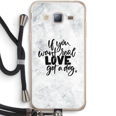 Partner in crime: Samsung Galaxy J3 (2016) Transparant Hoesje met koord