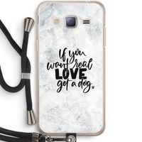 Partner in crime: Samsung Galaxy J3 (2016) Transparant Hoesje met koord