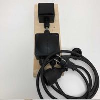 LED Dimmer voor partyverlichting buiten zwart met pulsdrukker en dimmer tot 100W 200VA
