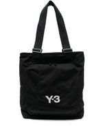 Y-3 sac cabas à logo imprimé - Noir