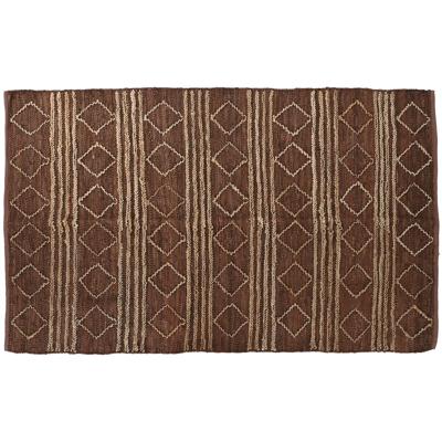 Tapijt Home ESPRIT Bruin Ruiten 160 x 230 x 1 cm