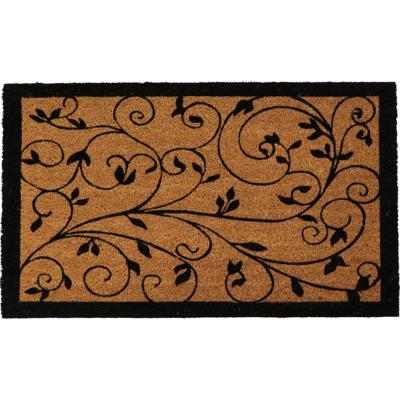 Luance Warm Welcome Deurmat - anti slip - rechthoek - planten print - 75 x 45 cm - schoonloopmat