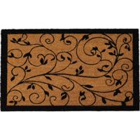 Luance Warm Welcome Deurmat - anti slip - rechthoek - planten print - 75 x 45 cm - schoonloopmat