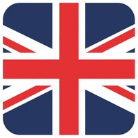 Glas viltjes met Engelse UK vlag 15 st - thumbnail