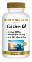 Golden Naturals Cod Liver Oil Capsules