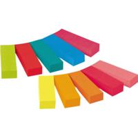 Post-it Plakindex 670-10AB Geel, Ultra-geel, Pastelroze, Neon-oranje, Ultra-roze, Neon-groen, Ultrablauw, Turquoise, Papaverrood, Rood, Violet - thumbnail