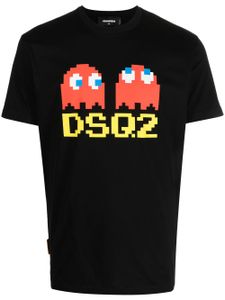 DSQUARED2 t-shirt à logo imprimé - Noir