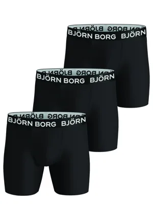 Heren boxershort - Performance - Zwart microfiber ondergoed - Sport ondergoed