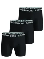 Heren boxershort - Performance - Zwart microfiber ondergoed - Sport ondergoed